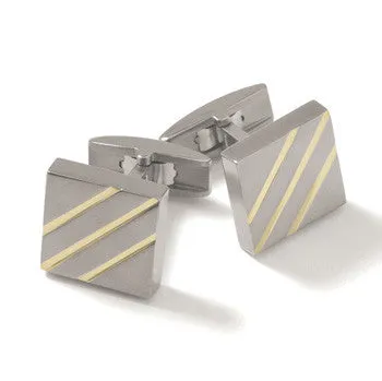 0602-06 Boccia Titanium Cufflinks