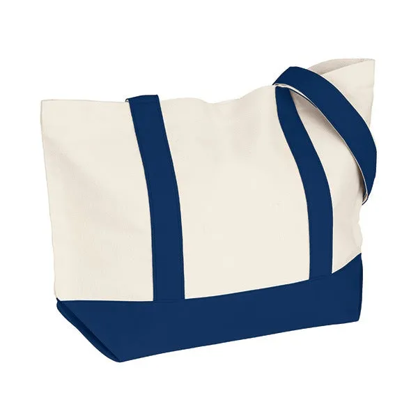 12 oz. Cotton Duck Medium Snap Tote Bag (Q876311)