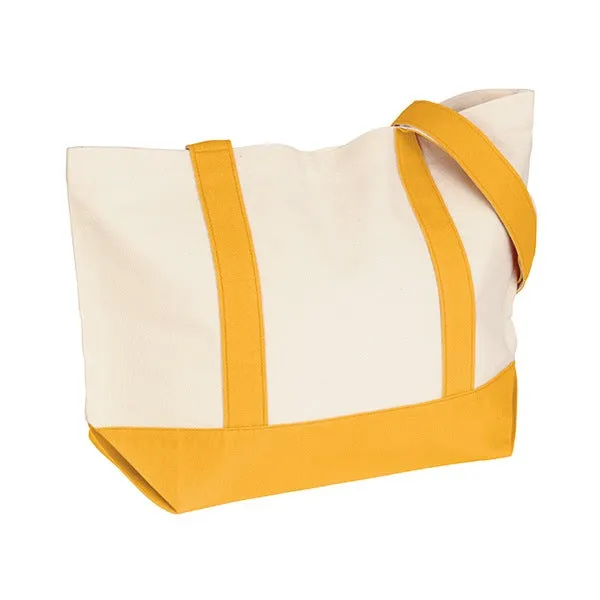 12 oz. Cotton Duck Medium Snap Tote Bag (Q876311)