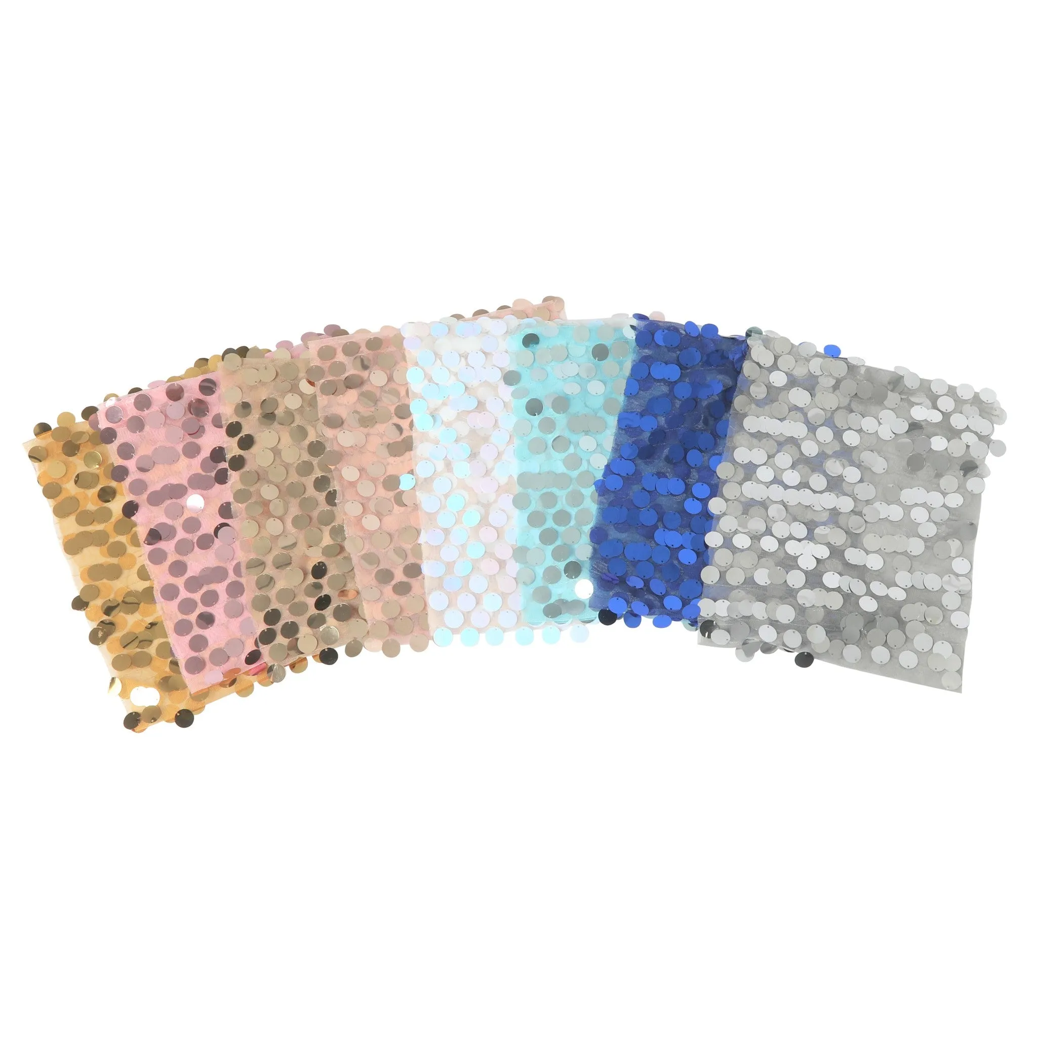 5 pcs/pk Payette Sequin Chair Bands - Gold