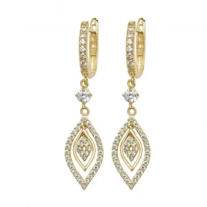 9ct Yellow Gold Drop Earrings ER1097