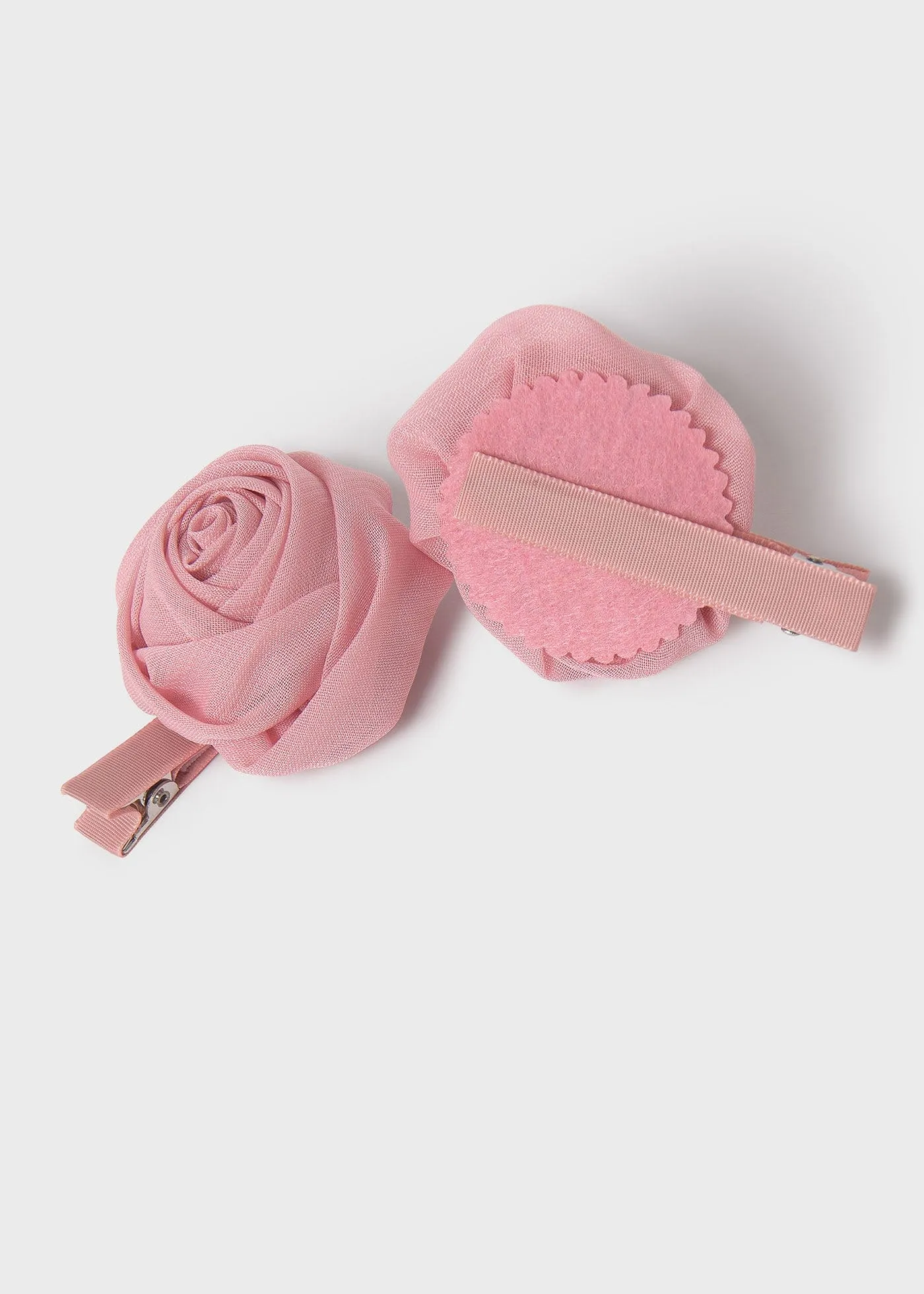 Abel & Lula 2-Piece Chiffon Rosette Hair Clip Set