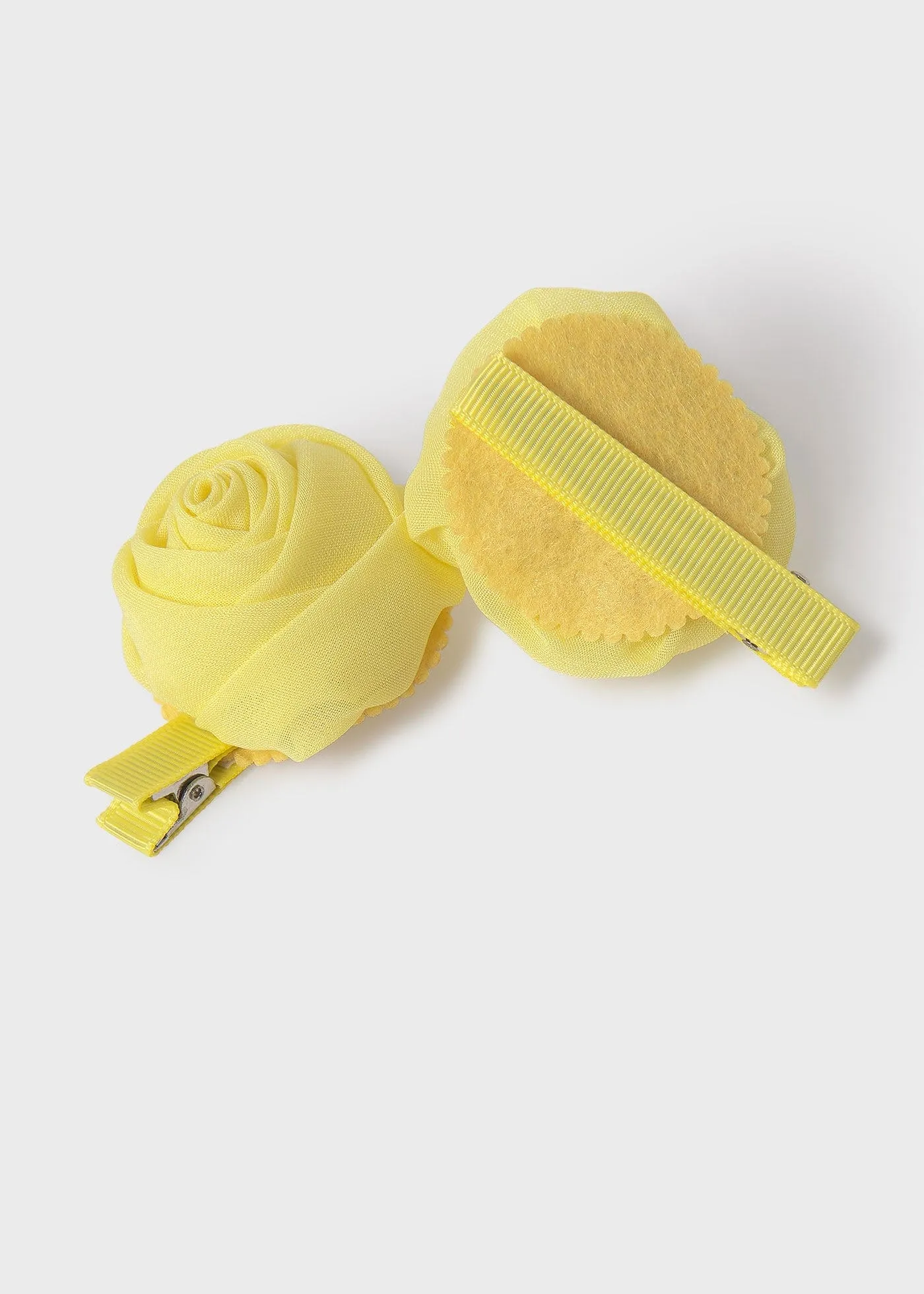 Abel & Lula 2-Piece Chiffon Rosette Hair Clip Set