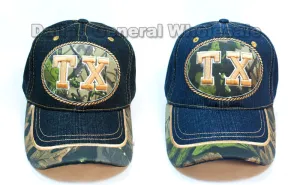 Adults Casual Texas Denim Caps Wholesale