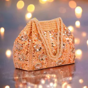 Aurum Bridal Clutch Bag - Rose Gold