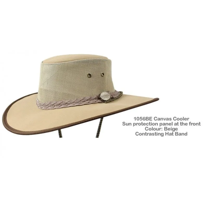 Barmah 1056BE Canvas Cooler Airflow Hat - Beige