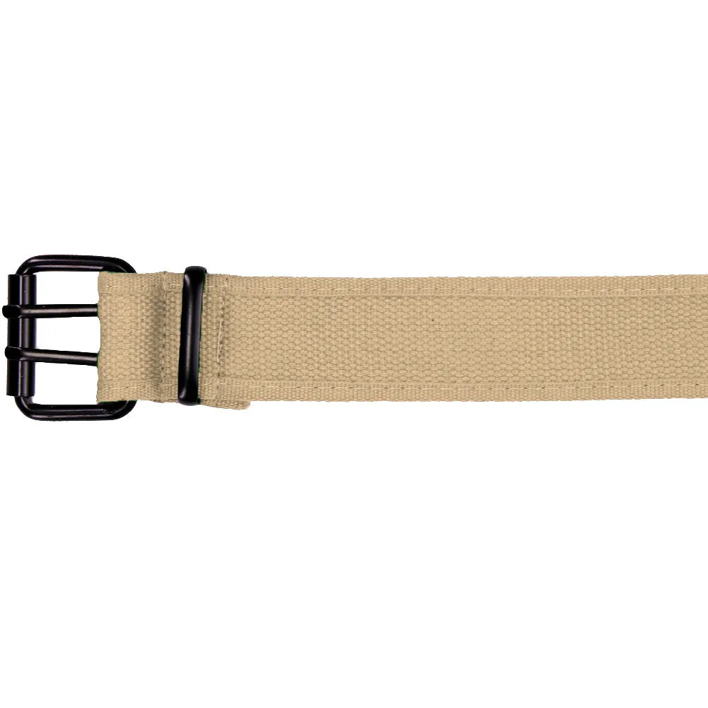 Beige Double Grommet Belt