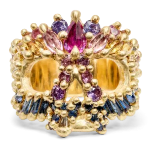 Blossom Crush Heavens Cove Skull Ring - Size 7 - 9841