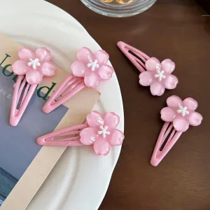 Cherry Blossom Hair Clips