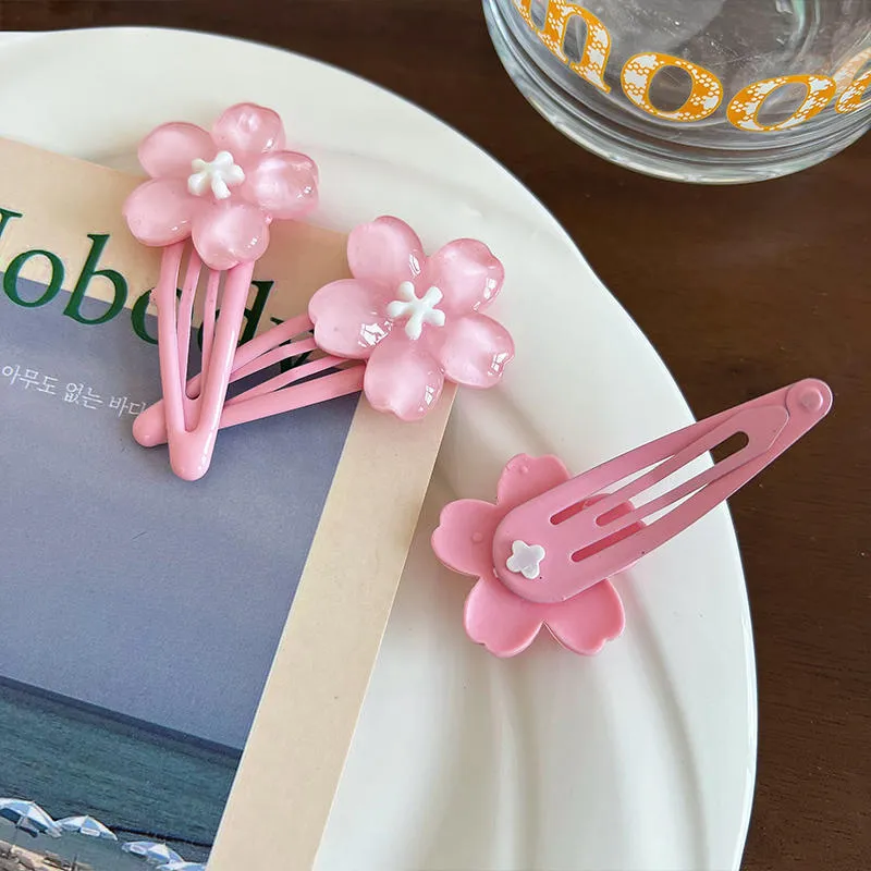 Cherry Blossom Hair Clips