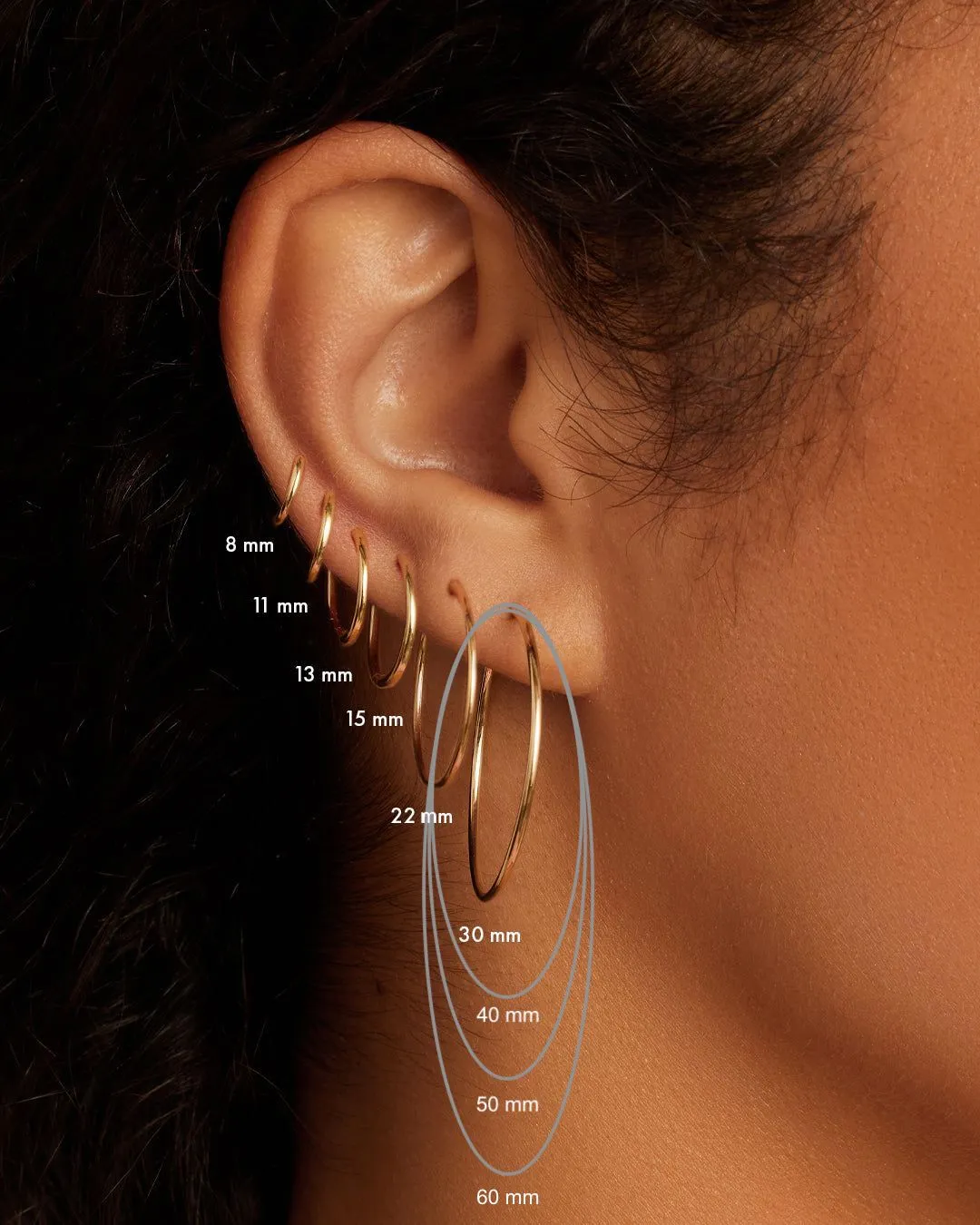 CLASSIC SILVER HOOP EARRINGS