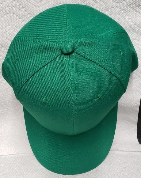 Cliff --  Acrylic Baseball Cap -- Kelly Green