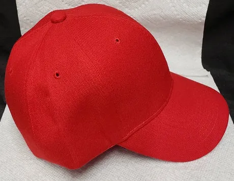 Cliff --  Acrylic Baseball Cap -- Red