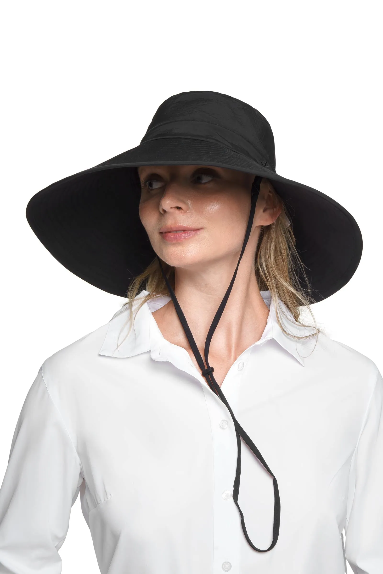 Cyd Travel Beach Hat | Black