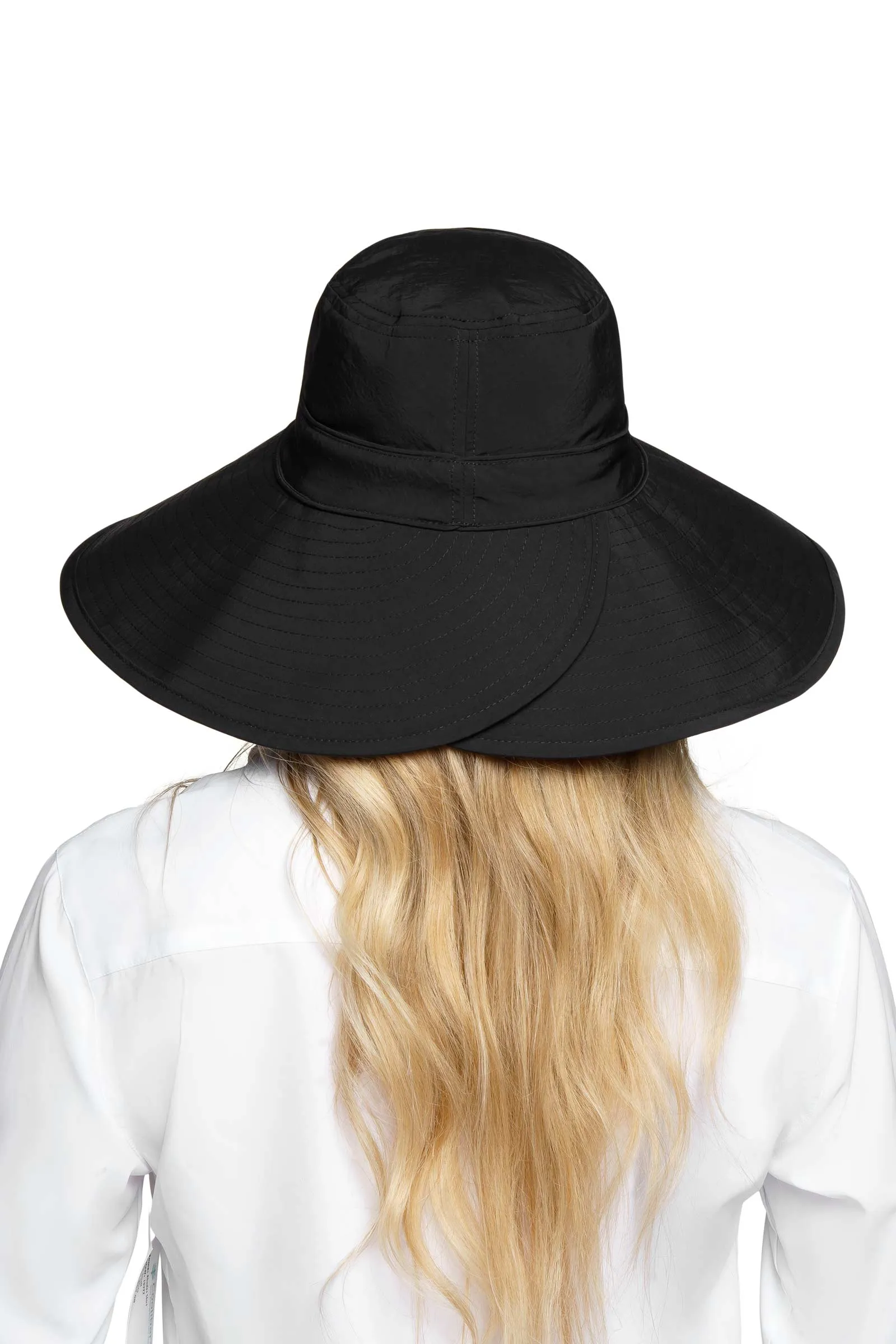 Cyd Travel Beach Hat | Black