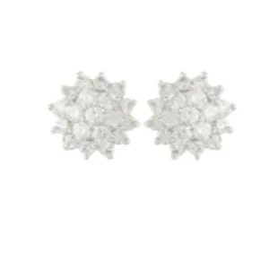 Dahlia Floral Stud Earrings