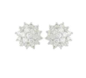 Dahlia Floral Stud Earrings