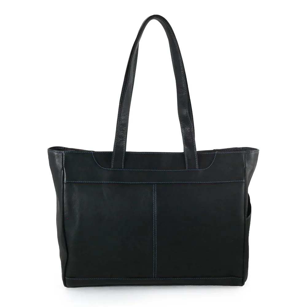 DayTrekr Leather Organizer Tote