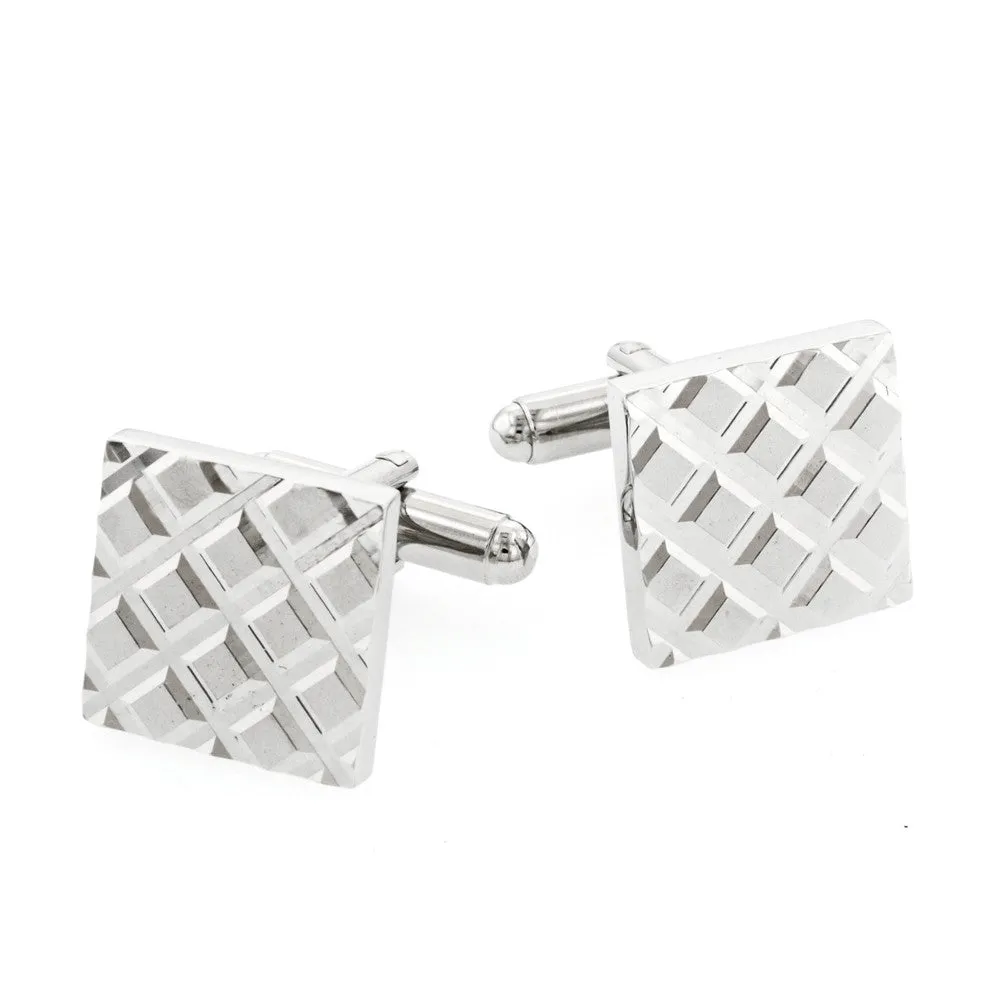 Diamond Cut Cufflinks