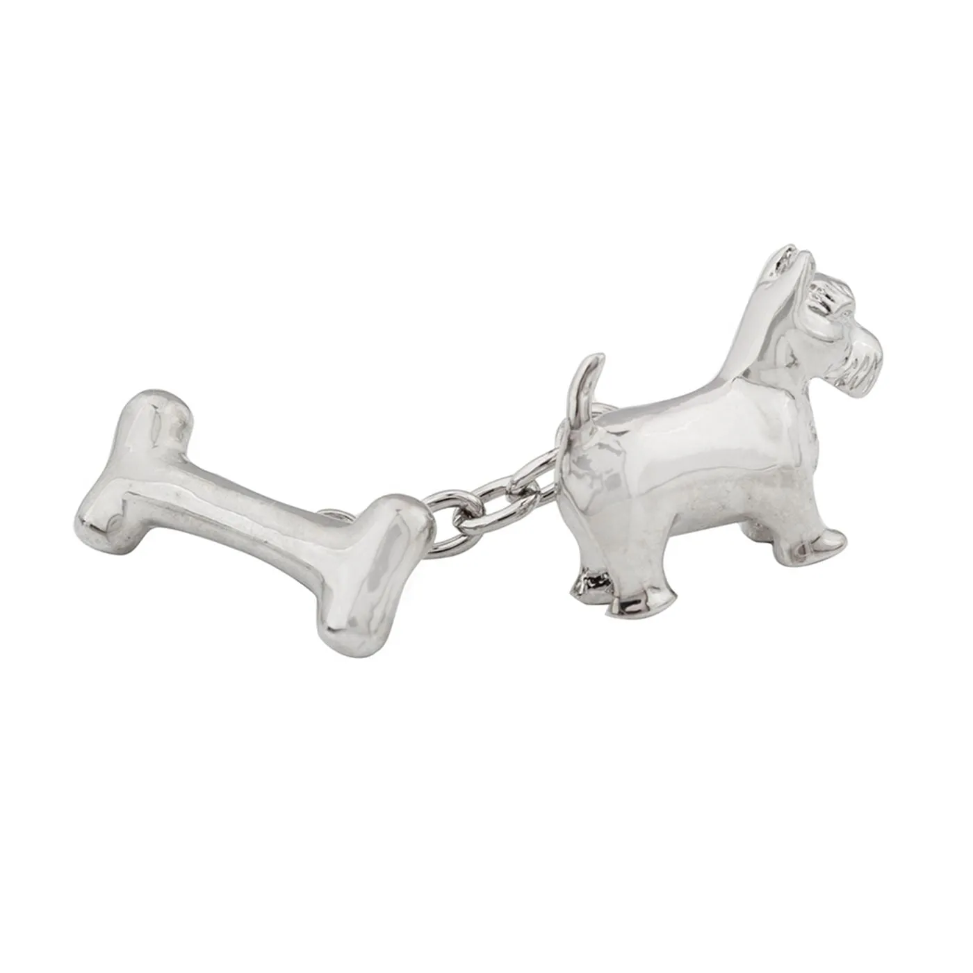 Dog & Bone Chain Cufflinks