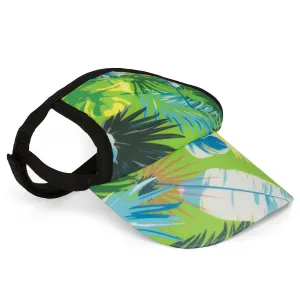 Dog Visor - Tropical Treasure Green