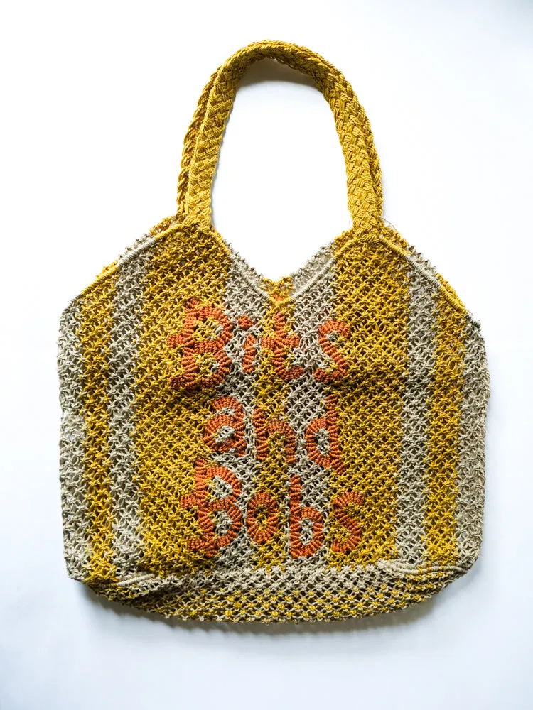 Drew Bits and Bobs Bag: Yellow/Natural/Orange