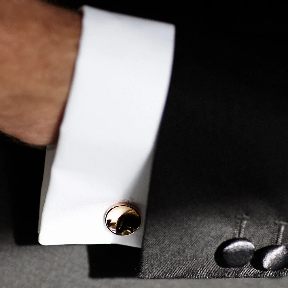 Elliot rose gold cufflinks