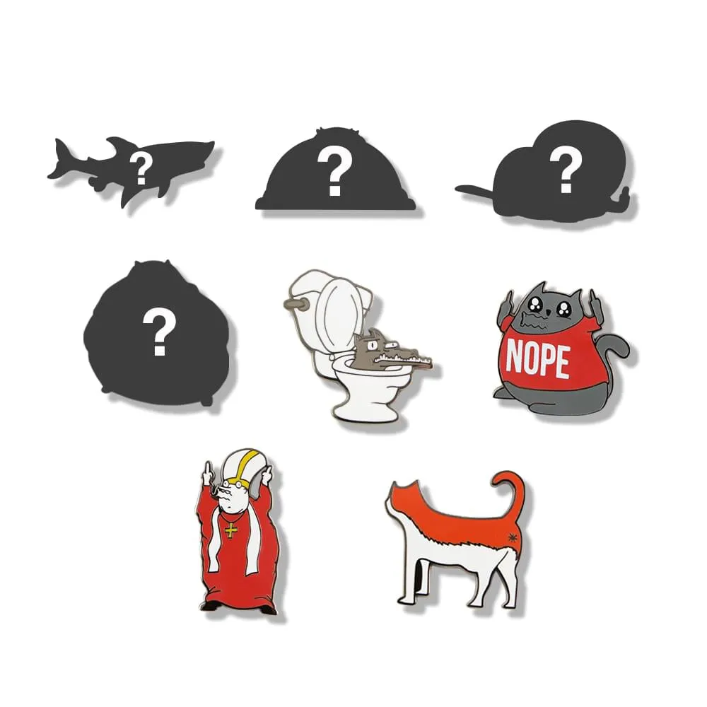 Exploding Kittens Series 2 NSFW Edition Blind Bag Enamel Pin, One Random