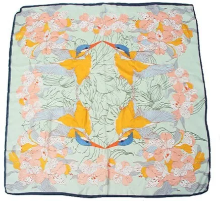 Fashion Silk Scarves Female Printing Hijab