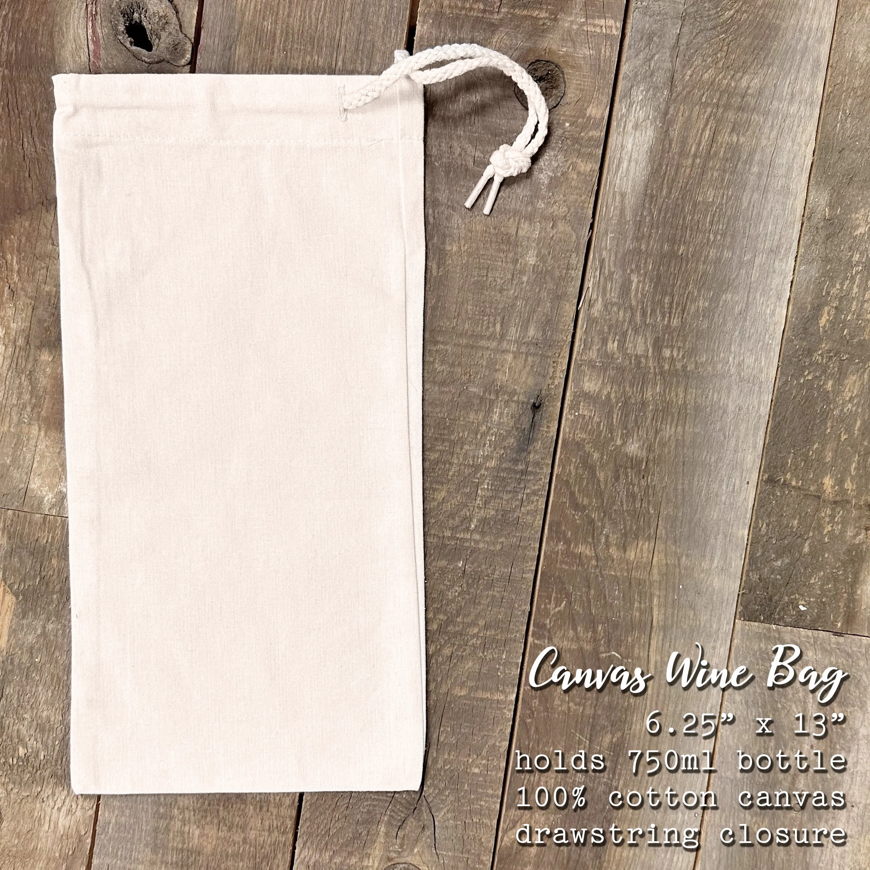 Father Acrostic Words - Canvas Wine Bag