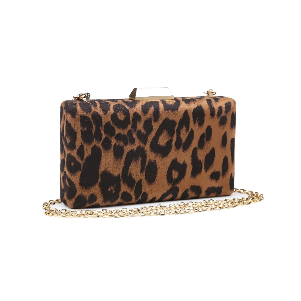 Flora Leopard Evening Bag