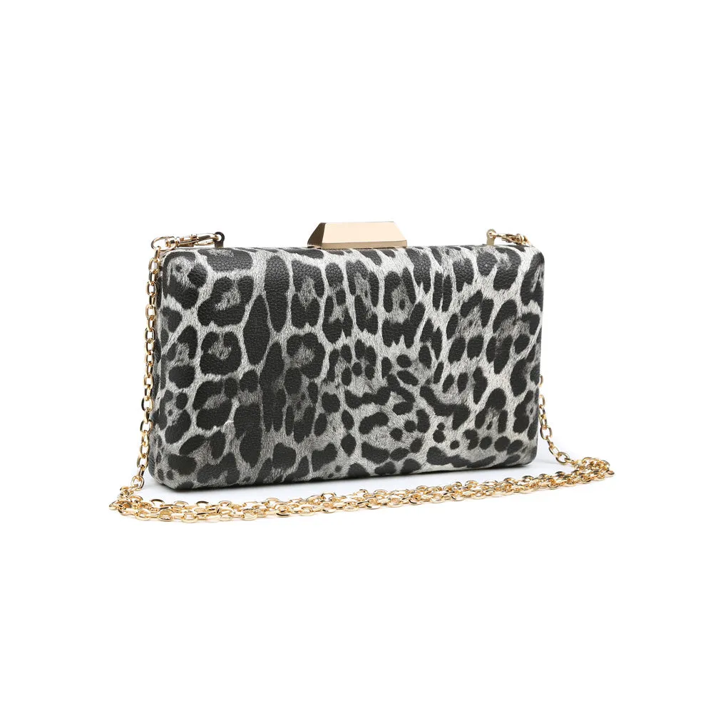 Flora Leopard Evening Bag