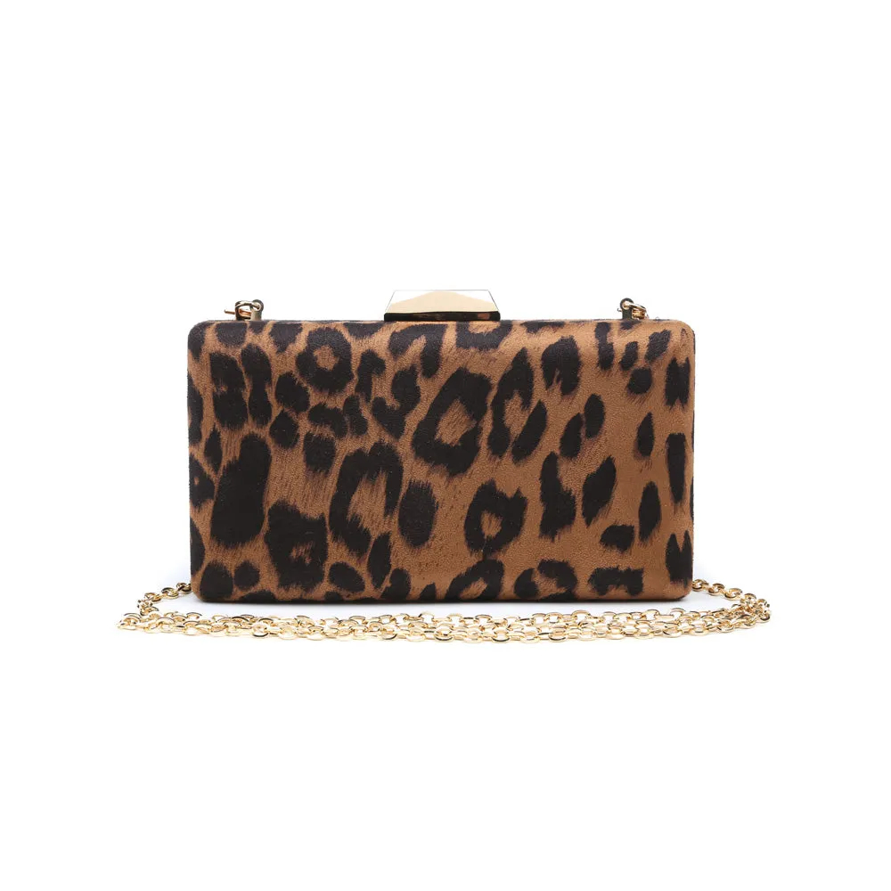 Flora Leopard Evening Bag