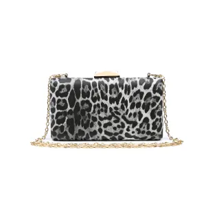 Flora Leopard Evening Bag