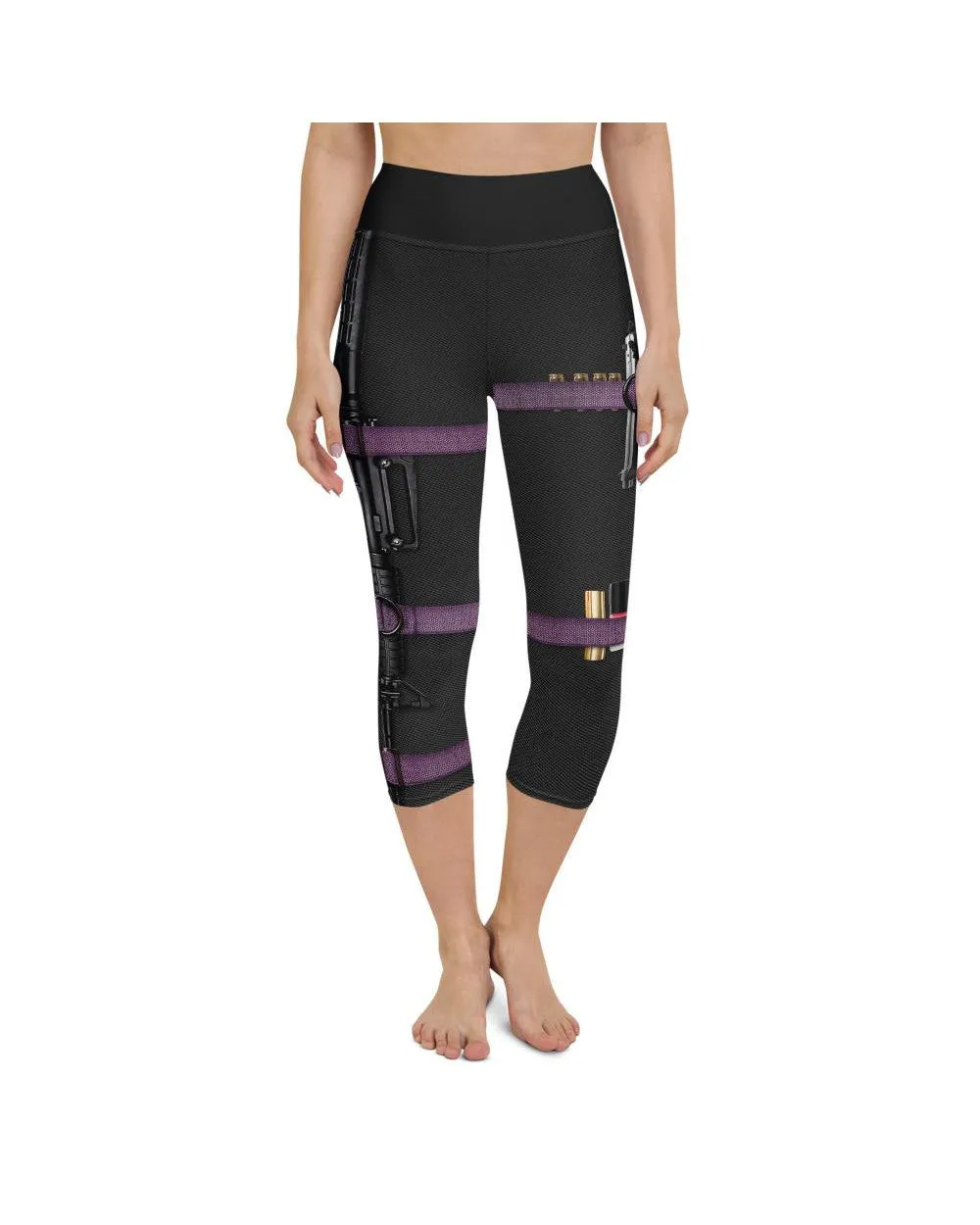 Guns & Make-up Carbon Yoga Capris