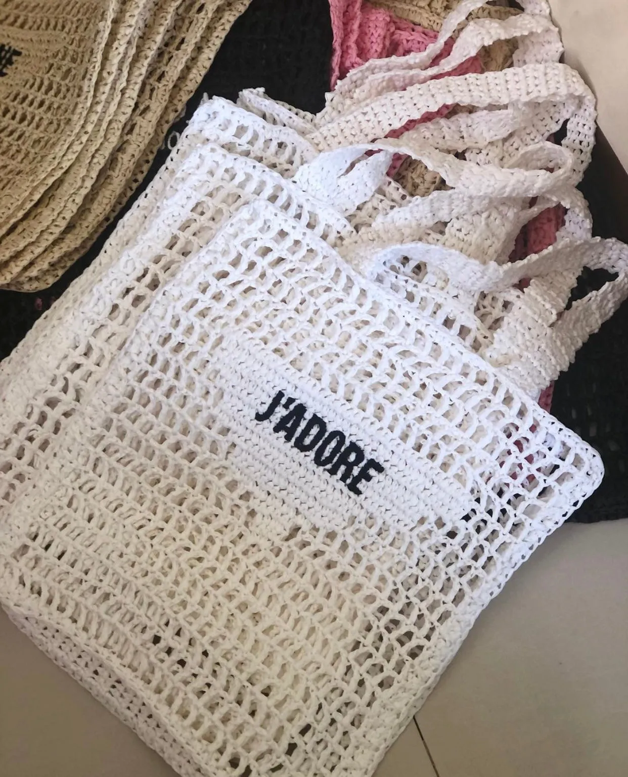 Handmade Raffia Tote