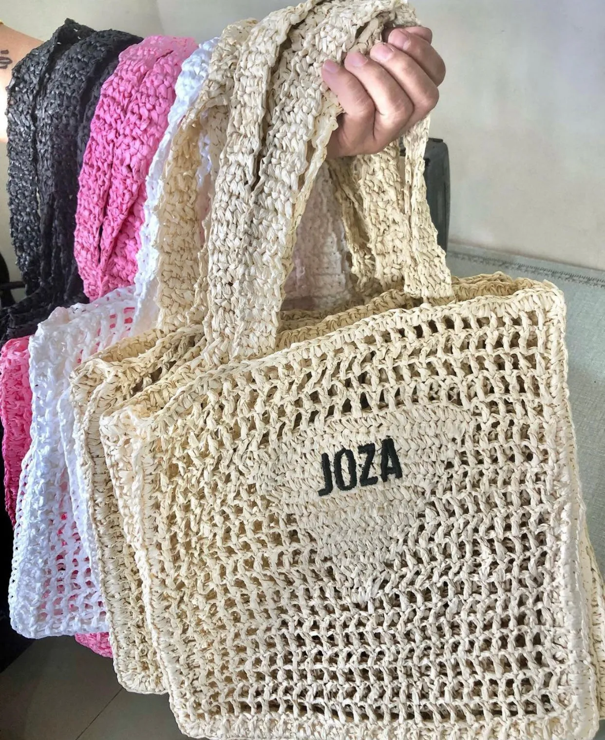 Handmade Raffia Tote