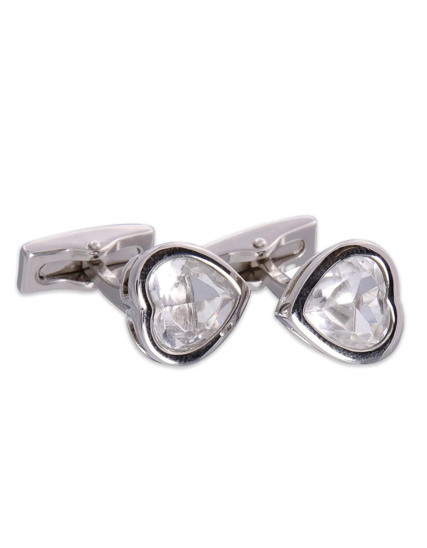 Heart Gemstone Cufflinks