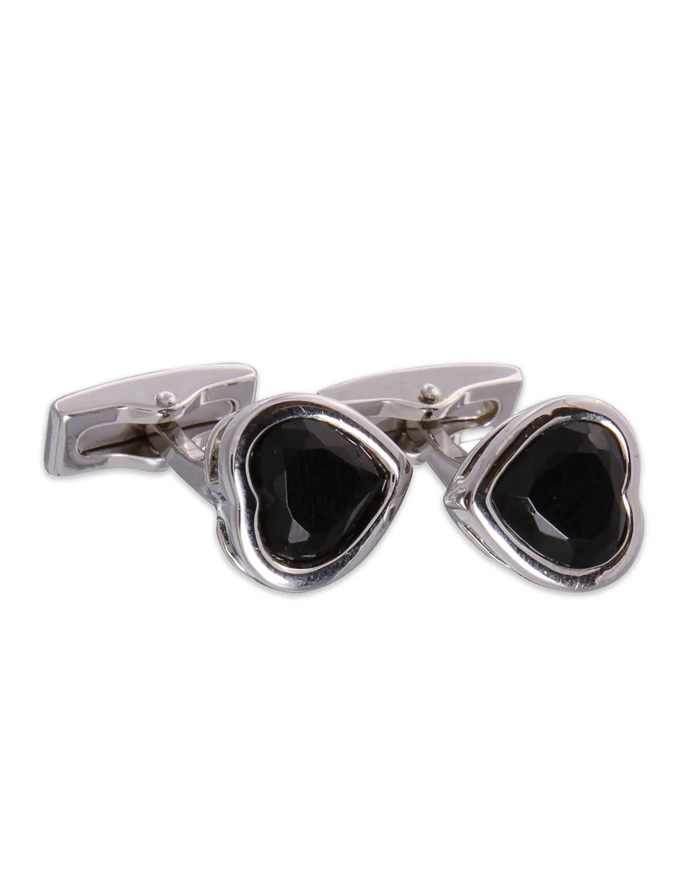 Heart Gemstone Cufflinks