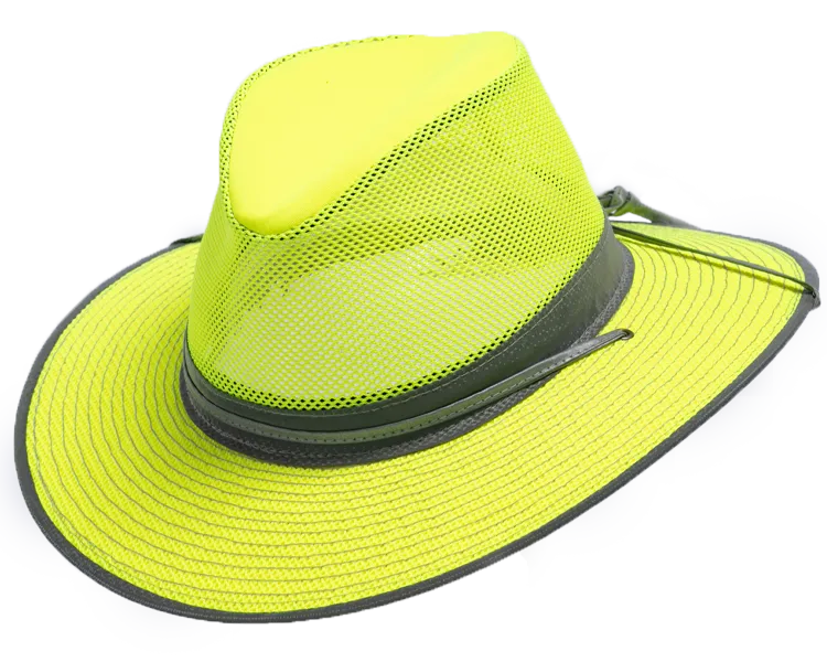 Henschel Aussie Hat- Made in the USA- HI-VIZ