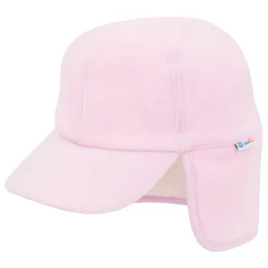 Kids Frosty Fleece Winter Flap Hat - Frosted Pink