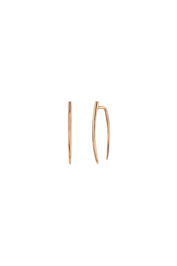 Large Classic Infinite Tusk Earrings