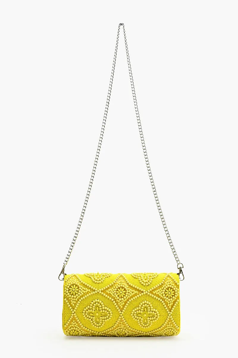 Lemon Sparkle Evening Bag