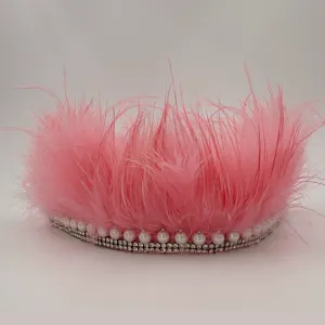 Mariangela Pink Crown Hair Garland