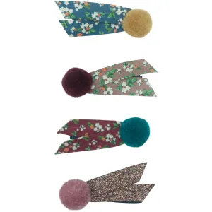 Mimi & Lula 4 Hairclips - Pom Pom Into the Woods