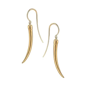 No.1 Small Earrings - Yellow Gold Vermeil