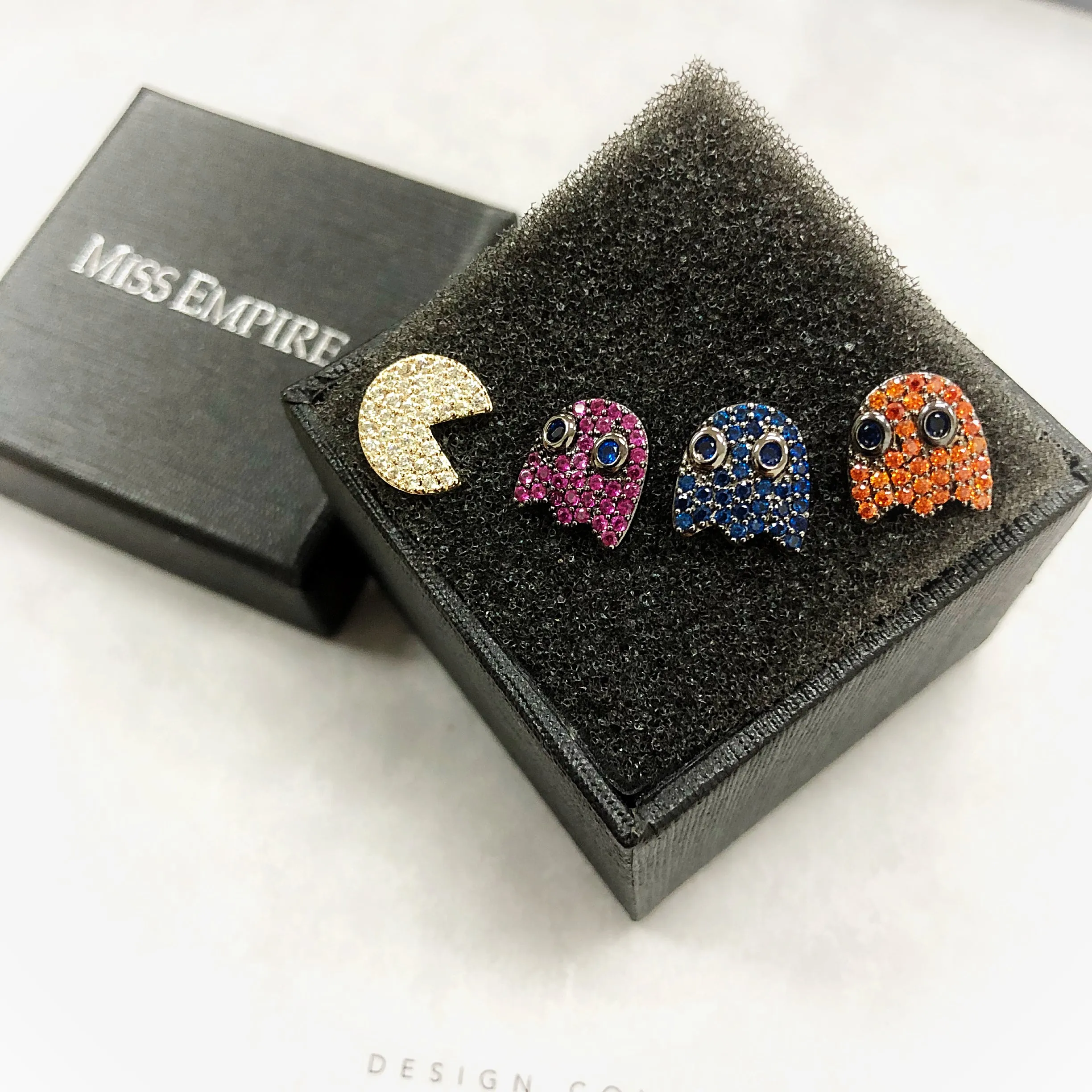 Pac-Man Earrings