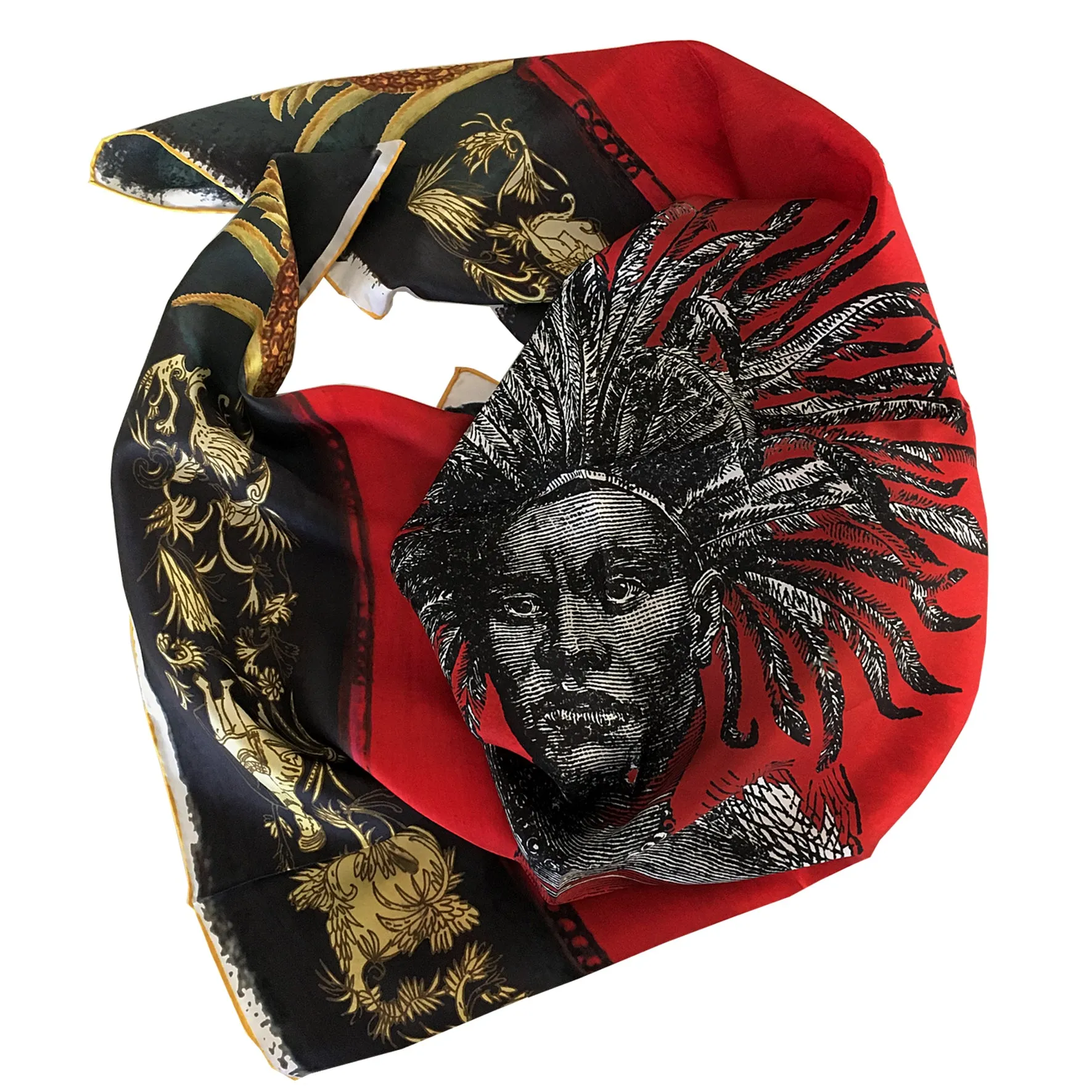 PINEAPPLE | Medium Silk scarf