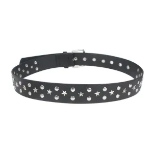 Punk Style Rivets Belt With Metal Stars / Amazing Design Jeans Belt