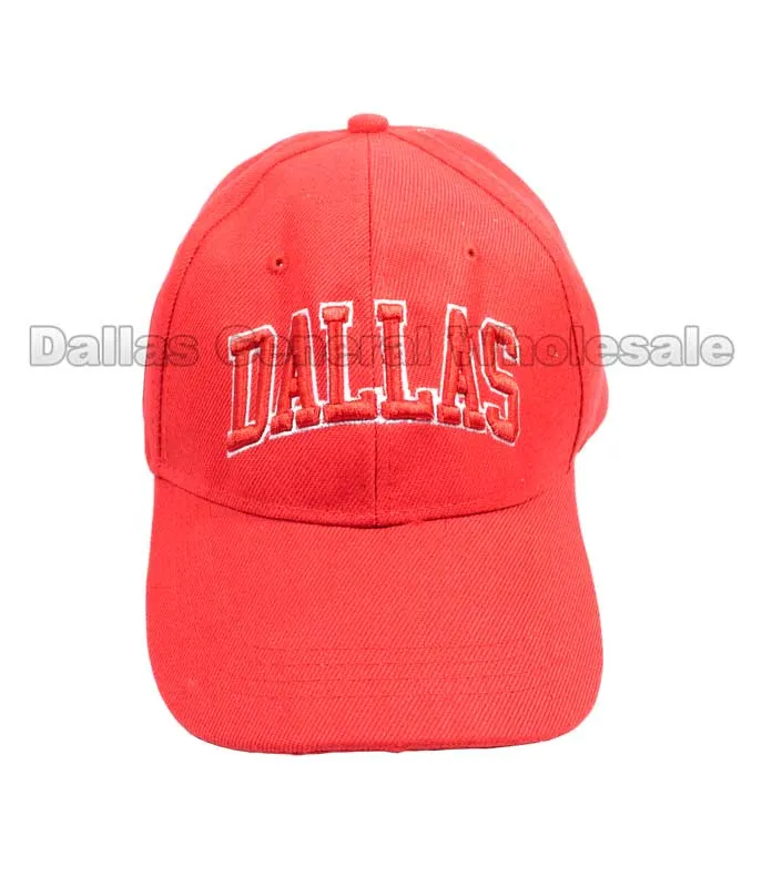 "DALLAS" Casual Baseball Caps